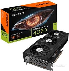GIGABYTE GeForce RTX 4070 WINDFORCE OC 12GB Scheda