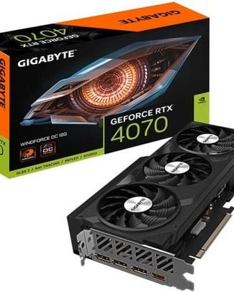 GIGABYTE GeForce RTX 4070 WINDFORCE OC 12GB Scheda