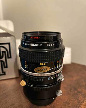 Obiettivo fotografico Nikkor 55mm