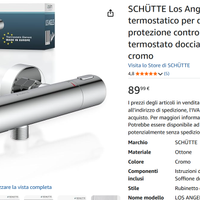Miscelatore termostatico doccia SCHÜTTE – NUOVO