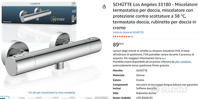 Miscelatore termostatico doccia SCHÜTTE – NUOVO