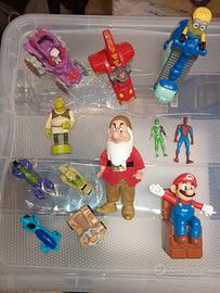 Lotto Mario, Minions, Shrek, Biancaneve, Kinder