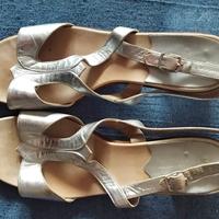 Sandali vintage in argento