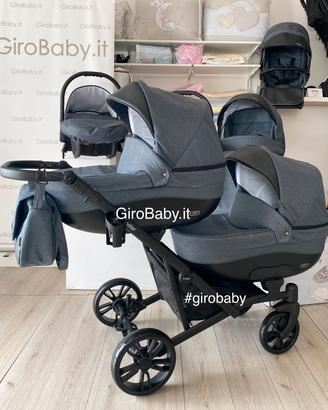 trio gemellare fratellare NUOVI NEGOZIO carrozzina