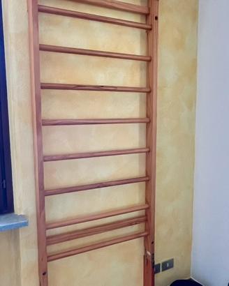 Spalliera in legno 196 × 80 cm con prolunga