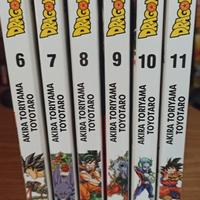 Dragon ball super manga dal volume 6 all'11