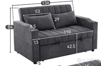 Divano Design "Essential" Nuovo e Personalizzabile