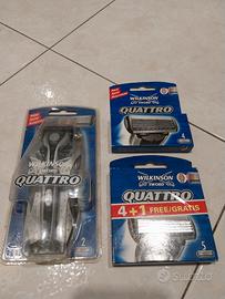 rasoio + ricariche wilkinson quattro