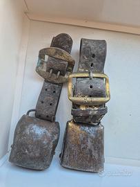 2 antichi campanacci da mucca