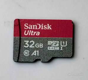 MICRO/SD SANDISK  DA 32 GB + ADATTATORE