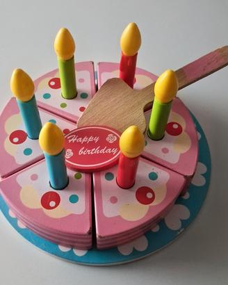 Torta in legno per bambini