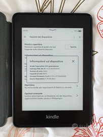 Kindle Paperwhite 10ª Gen 8GB + Cover Omaggio