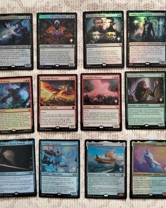 12 carte rare e mitiche FOIL [Magic MTG]