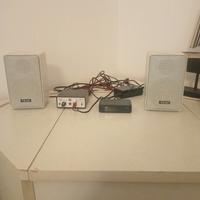 amplificatore + streamer+ diffusori 