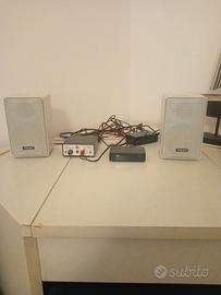 amplificatore + streamer+ diffusori 