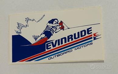 ADESIVO VINTAGE EVINRUDE OUTBOARD MOTORS ORIGINALE