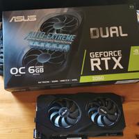 Scheda Video Asus Dual RTX 2060 6gb DDr6 OC Editio