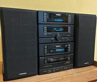 Samsung MAX-460 Mini hi fi casse + telecomando