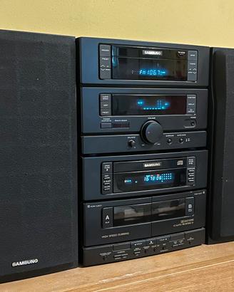 Samsung MAX-460 Mini hi fi casse + telecomando