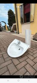 Lavabo Dolomite bagno lavandino colonna rubinetto