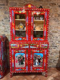 mobile credenza in stile carretto siciliano 