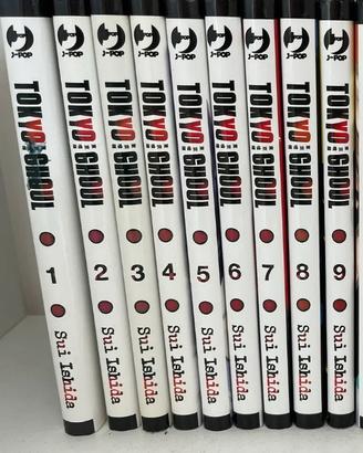 Tokyo ghoul 1-9 come nuovi