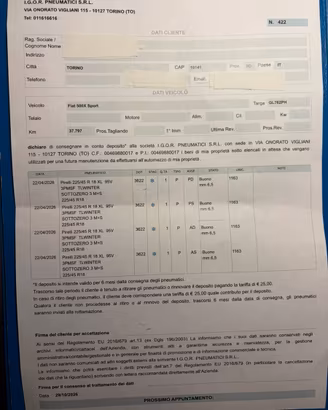 Pneumatici Pirelli 225/45 R18  invernali usati TLW