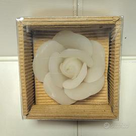 Stock candele a rosa (casalinghi/ arredo/bombonie