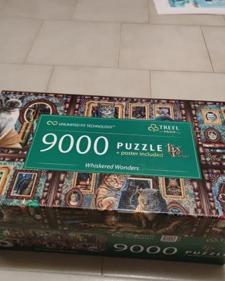 Puzzle TREFL- Whiskered Wonders Prime  Wond. 9000