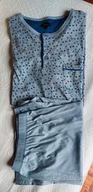 Pigiama uomo - corto -  Perofil azzurro - 