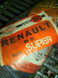Serie Tappeti Gomma Auto D'Epoca Renault 5 Super