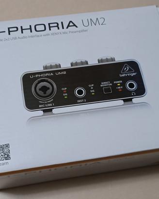 INTERFACCIA AUDIO 2x2 USB Behringer