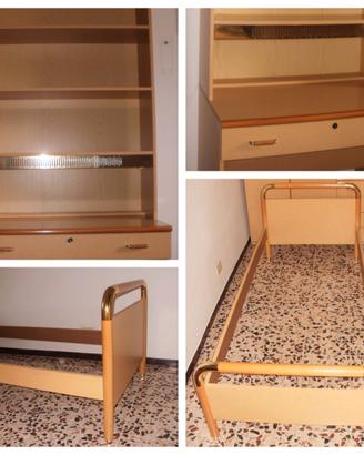 Scrivania + Struttura Letto singolo, una piazza