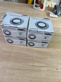 Lotto 4 faretti da incasso orientabili inox 230V