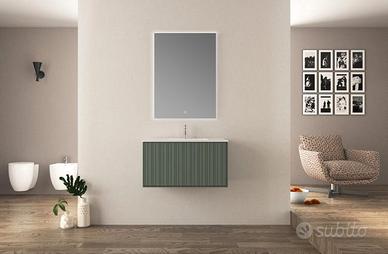 Mobile bagno completo Baden Haus 80 cm verde salvi