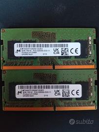 Micron Technology 16g(8x2) DDR4-3200 SO-DIMM lapto