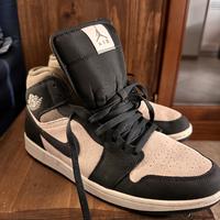 Scarpe nike air jordan scamosciate verde-beije n45