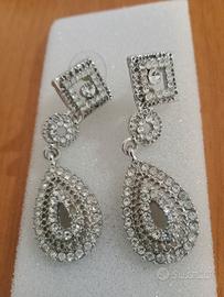 orecchini bijotteria con Swarovski 