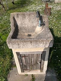 LAVABO DA ESTERNO IN PIETRA RICOSTRUITA (BONFANTE)