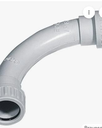 elettrocanali ec75340 curva colore  90° ip65 40/50