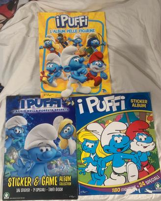 Lotto album figurine i Puffi