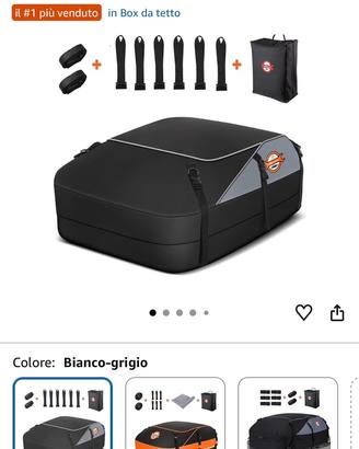 Portabagagli/box tetto auto