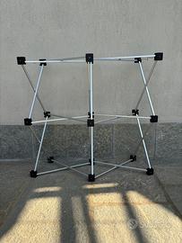 Struttura modulabile telescopica per pedane