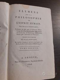 Philosophie de l’Esprit Humain - Libro antico 1808