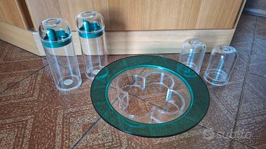 Set olio, aceto, sale e pepe