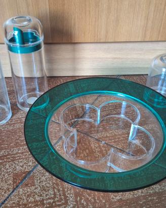 Set olio, aceto, sale e pepe