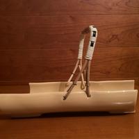 Portagrissini Rometti ceramica bambù anni '60