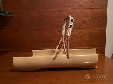 Portagrissini Rometti ceramica bambù anni '60