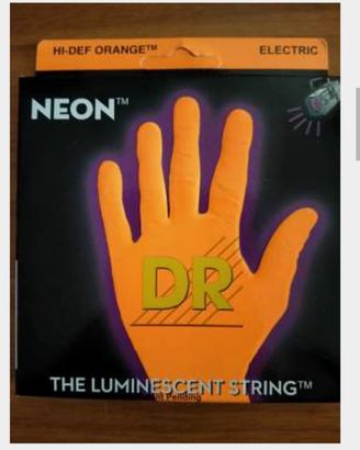 Neon DR Orange colorate chitarra elettrica