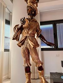 Lampada in stile coloniale moretto veneziano